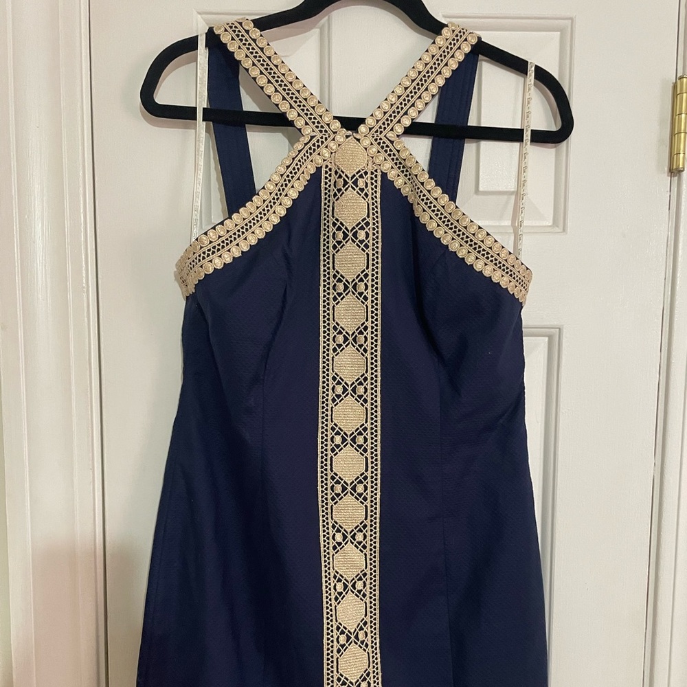 NWT Navy Lilly Pulitzer Vena Shift Dress
